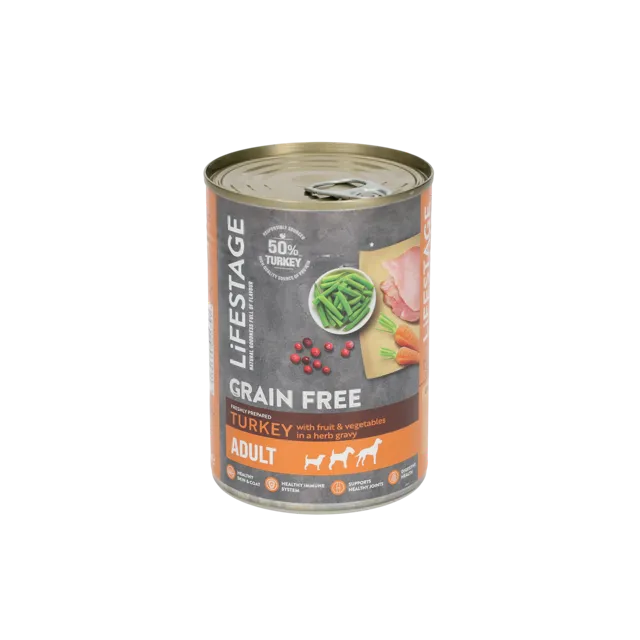 Lifestage Grain Free Complete Wet Adult – Turkey