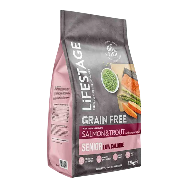 Lifestage Grain Free Dry Senior – Salmon & Trout