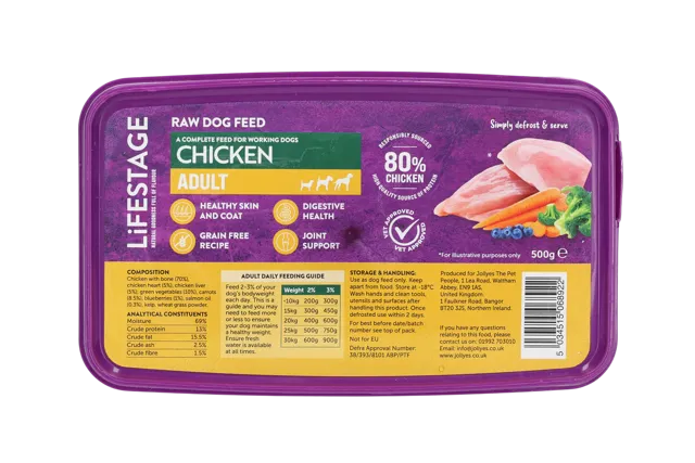 Lifestage Grain Free Raw – Chicken
