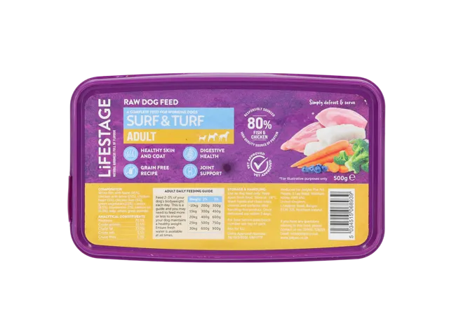 Lifestage Grain Free Raw – Surf & Turf