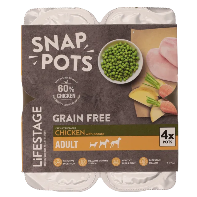 Lifestage Grain Free Snap Pots – —