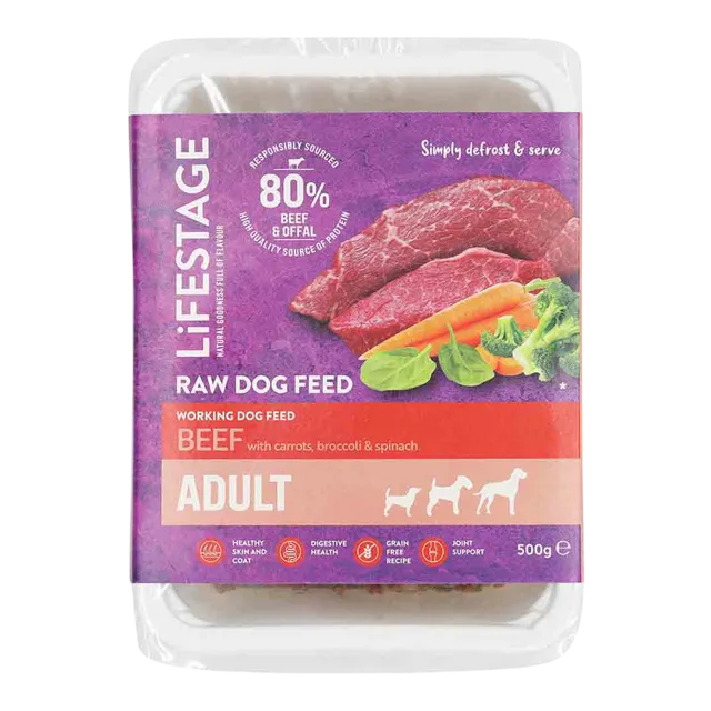 Lifestage Raw Adult – Beef