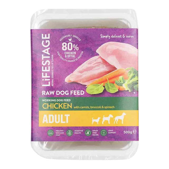 Lifestage Raw Adult – Chicken