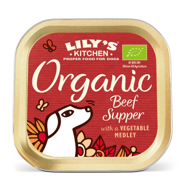 Lily's Kitchen Organic Trays Adult – Beef Supper