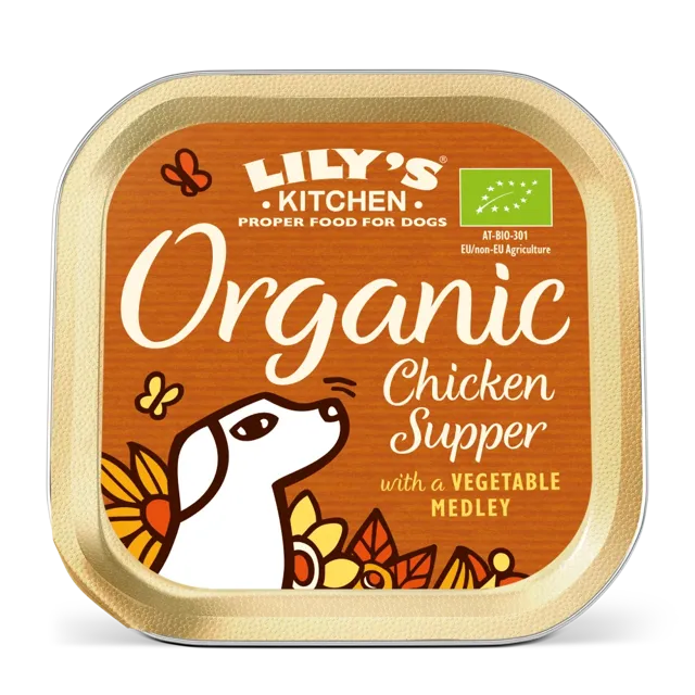 Lily's Kitchen Organic Trays Adult – Chicken Supper