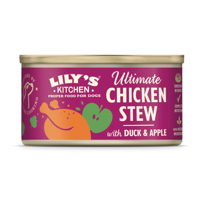 Lily's Kitchen the Ultimate Dinner – Chicken Stew with Duck & Apple