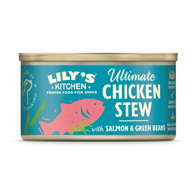 Lily's Kitchen the Ultimate Dinner – Chicken Stew with Salmon & Green Beans