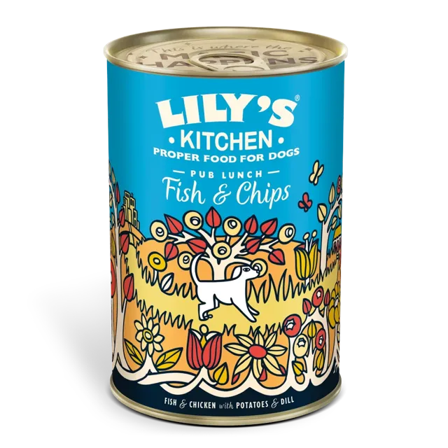 Lily's Kitchen Tins Adult – Fish & Chips
