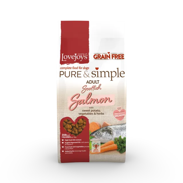 Lovejoys Pure & Simple Grain Free Dry Adult – Scottish Salmon