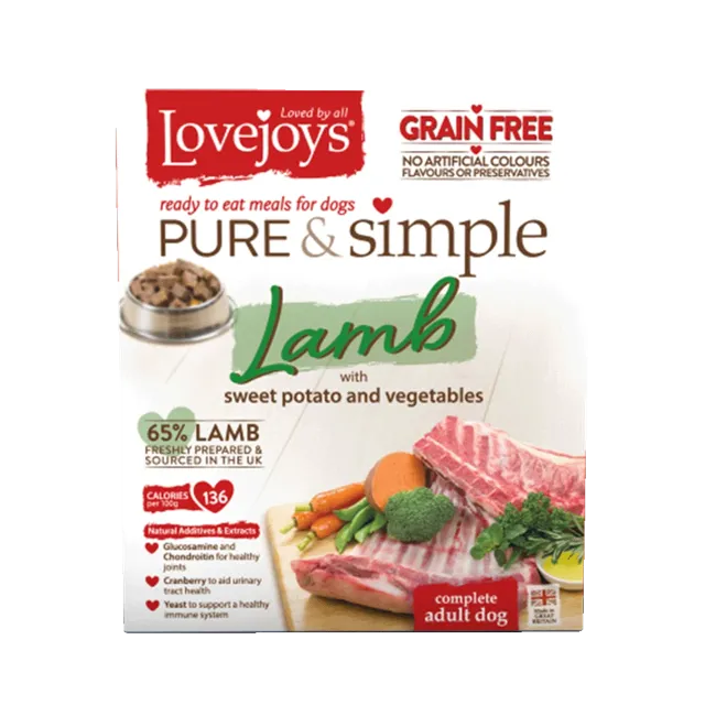 Lovejoys Pure & Simple Wet Adult – Lamb