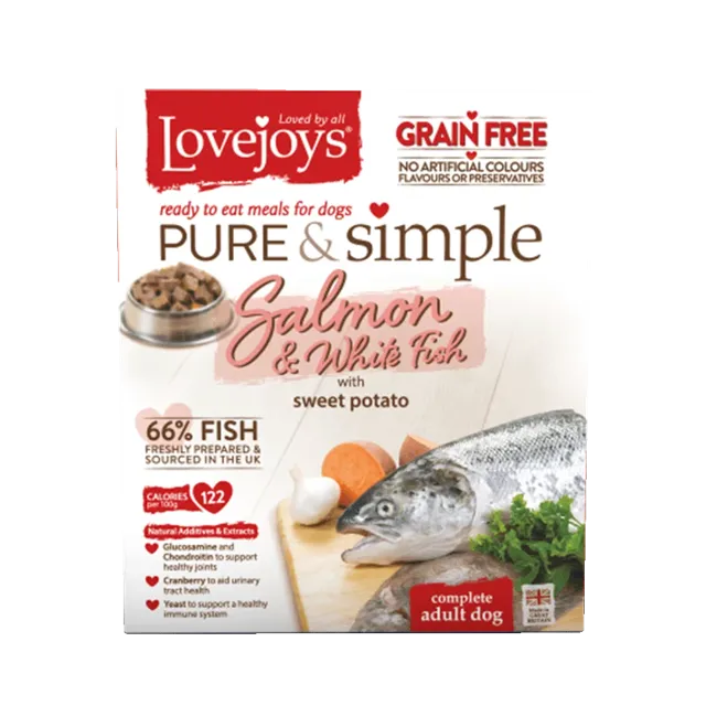Lovejoys Pure & Simple Wet Adult – Salmon & White Fish