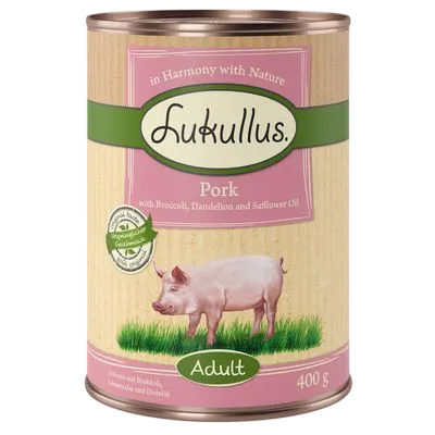 Lukullus Adult Tins Grain Free – Pork