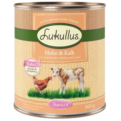Lukullus Junior Tins – Chicken & Veal