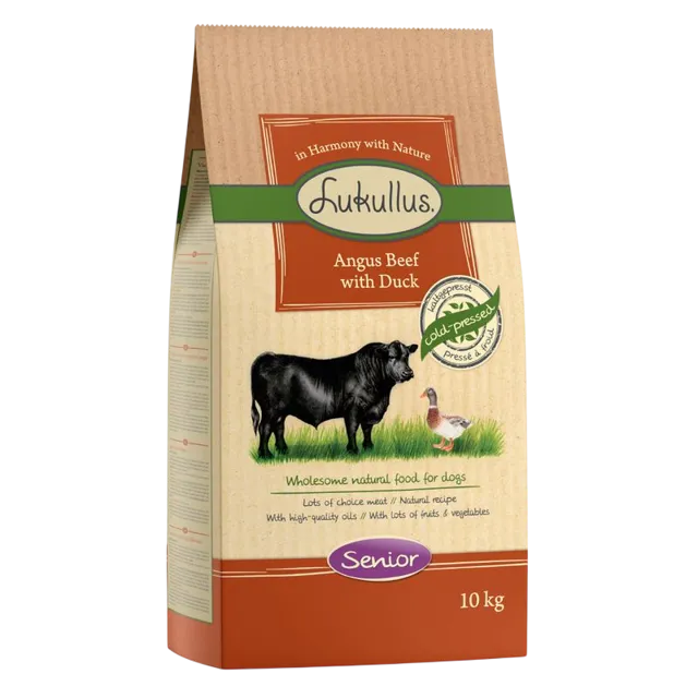 Lukullus Senior Cold-Pressed – Angus Beef with Duck