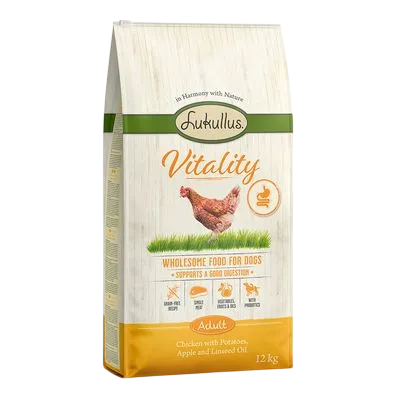Lukullus Vitality Adult Grain-Free Dry – Digestive Support Chicken