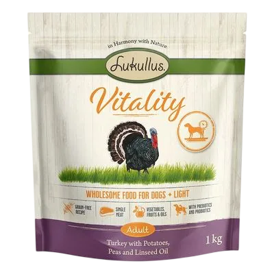 Lukullus Vitality Adult Grain-Free Dry – Light Turkey