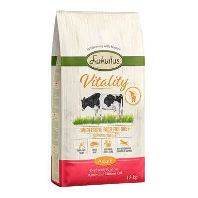 Lukullus Vitality Adult Grain-Free Dry – Mobility Support Beef