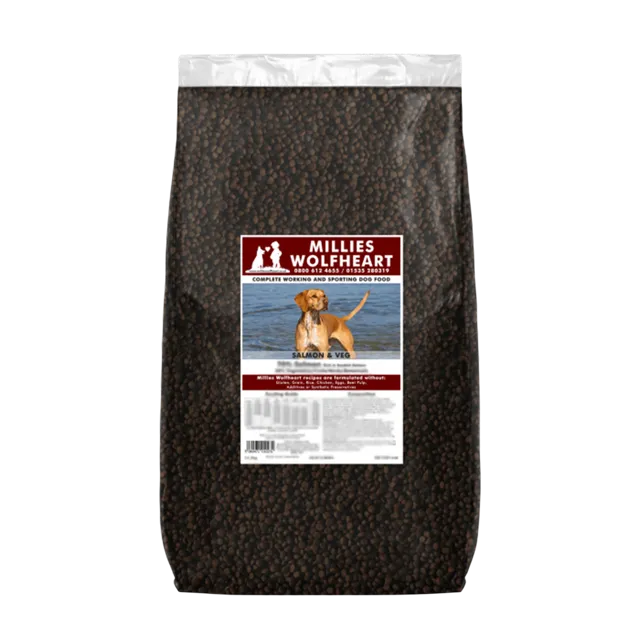 Millies Wolfheart Salmon & Veg – —