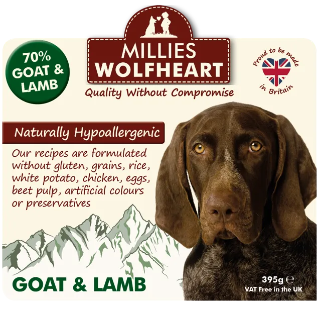 Millies Wolfheart Wet Complete – Goat & Lamb