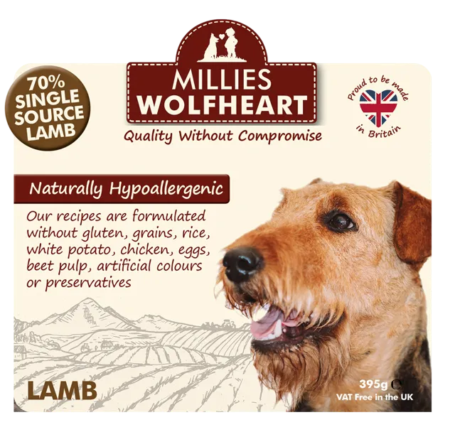 Millies Wolfheart Wet Complete – Lamb & Veg