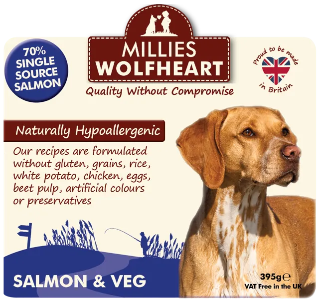 Millies Wolfheart Wet Complete – Salmon & Veg