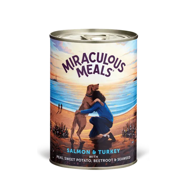 Miraculous Meals Adult Tins – Salmon & Turkey