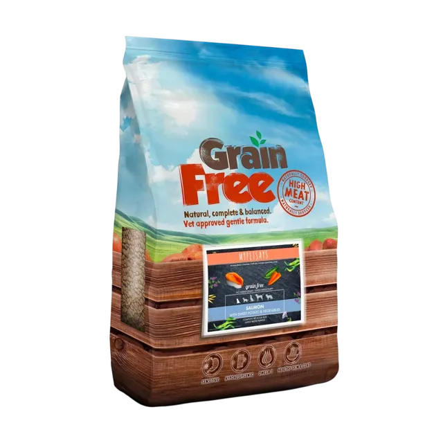 My Pet Says Grain Free Large Breed Puppy – Salmon with Sweet Potato & Vegetables