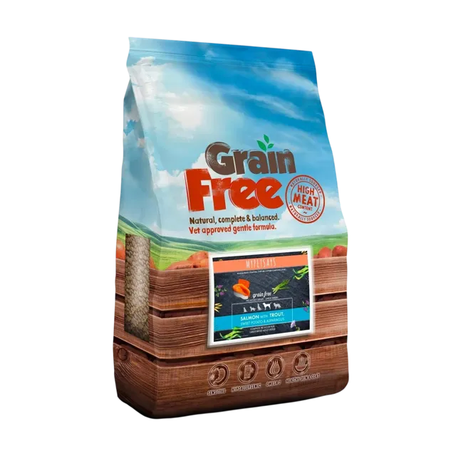 My Pet Says Grain Free Large Breed – Salmon with Trout, Sweet Potato & Asparagus