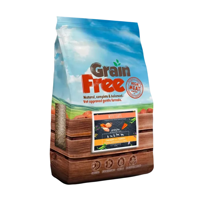 My Pet Says Grain Free Puppy – Chicken with Sweet Potato, Carrots & Peas