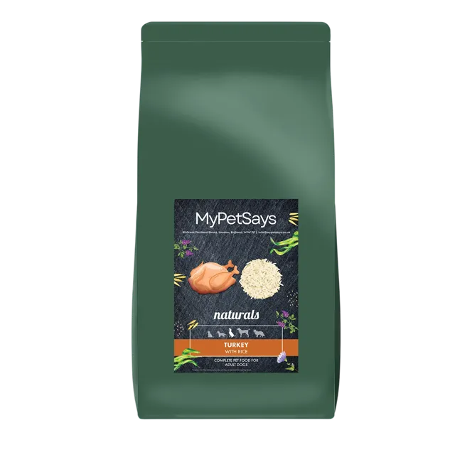 My Pet Says Naturals Adult – Turkey & Rice