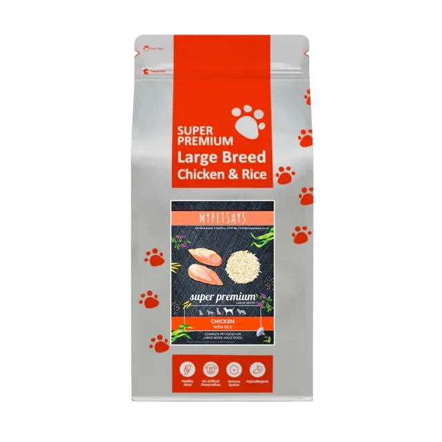 My Pet Says Super Premium Large Breed Adult – Chicken & Rice
