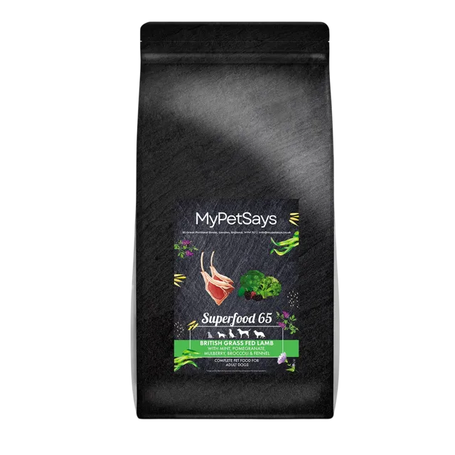 My Pet Says Superfood 65 Adult – British Grass Fed Lamb