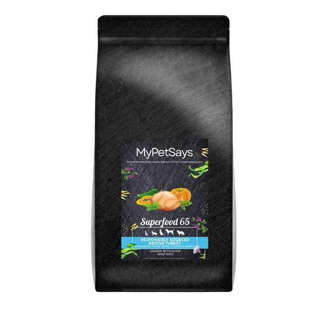 My Pet Says Superfood 65 Adult – Responsibly Sourced British Turkey & Pork
