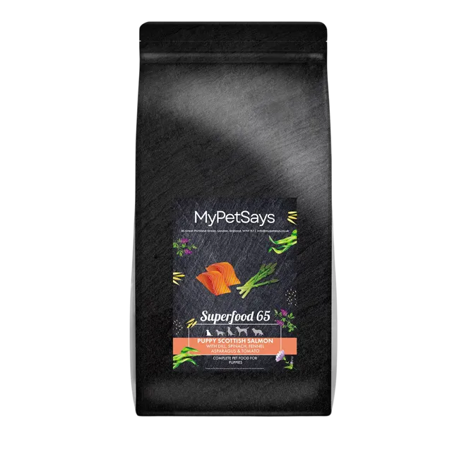 My Pet Says Superfood 65 Puppy – Scottish Salmon