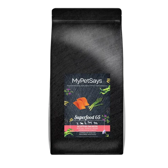 My Pet Says Superfood 65 Small Breed Adult – Scottish Salmon