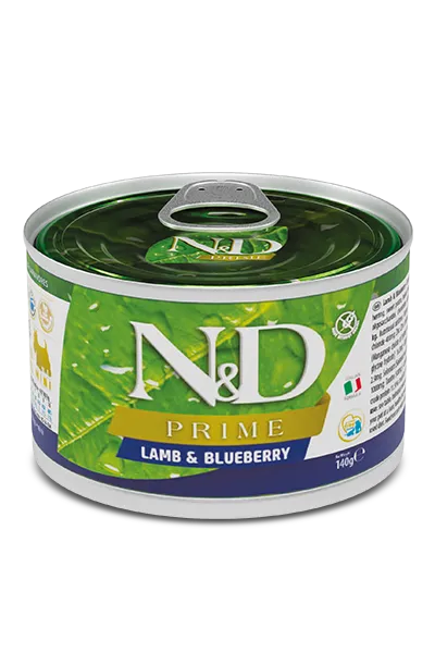 N&D Prime Adult Mini Wet – Lamb & Blueberry