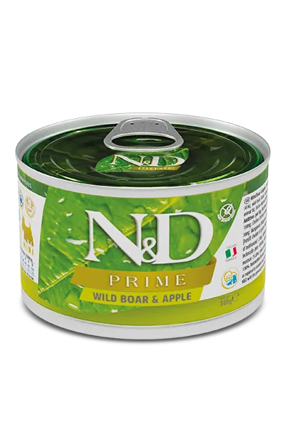 N&D Prime Adult Mini Wet – Wild Boar & Apple