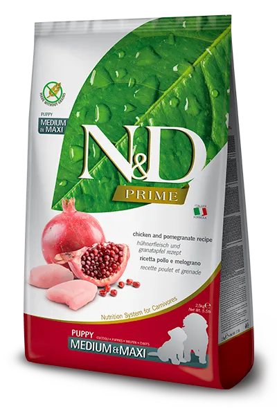 N&D Prime Puppy Medium & Maxi Dry Food – —