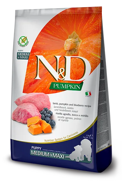 N&D Pumpkin Puppy Medium & Maxi – —