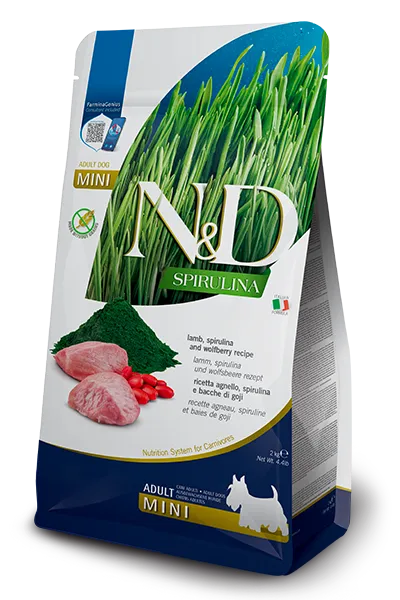 N&D Spirulina Adult Mini – Lamb, Spirulina & Wolfberry