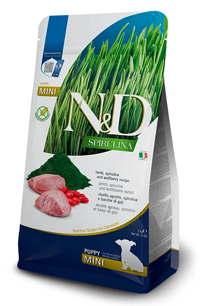 N&D Spirulina Puppy Mini – Lamb, Spirulina & Wolfberry