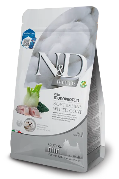 N&D White – Sea Bass, Spirulina & Fennel