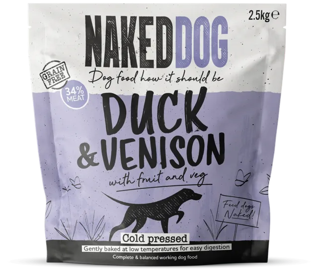 Naked Dog Cold Pressed – Duck & Venison