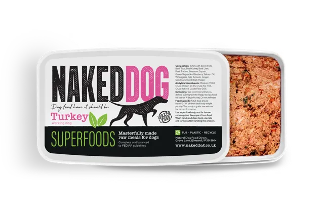 Naked Dog Superfoods – Turkey