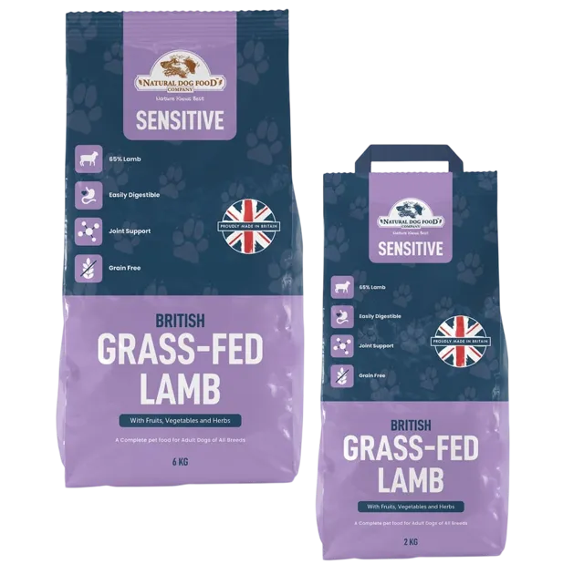 Natural Dog Food Company Sensitive – British Grass-Fed Lamb