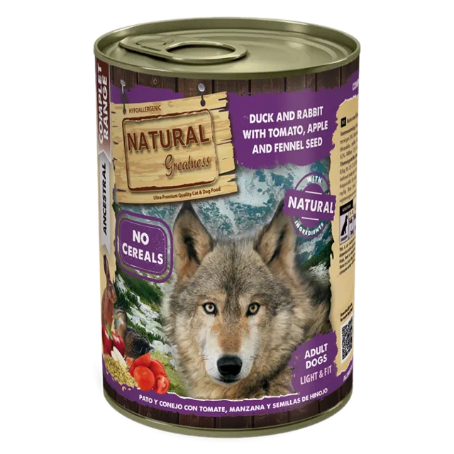 Natural Greatness Complete Wet Adult Light Duck and Rabbit – —