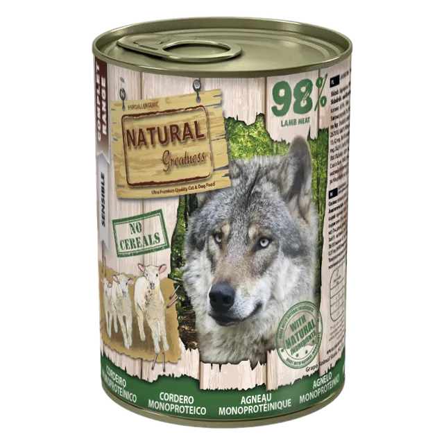 Natural Greatness Monoprotein Complete Wet Adult – Lamb