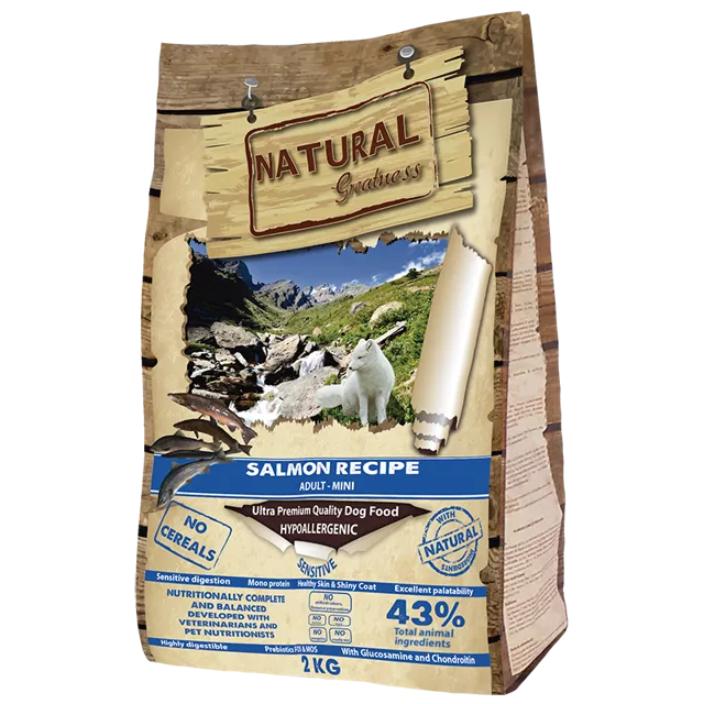 Natural Greatness Ultra Premium Adult Mini Breed – Salmon Recipe
