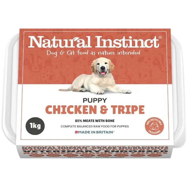 Natural Instinct Puppy – Chicken & Tripe