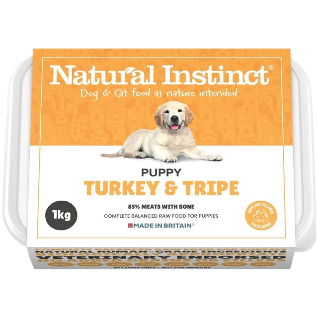 Natural Instinct Puppy – Turkey and Tripe